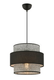 Opviq Cascade Gris y Negro